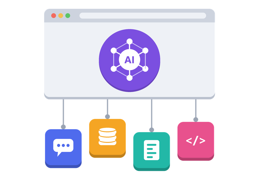 AI and LLM Development illustration